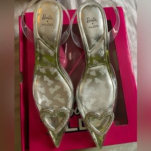 NWT Barbie x Aldo kitten heels